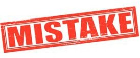 mistake
